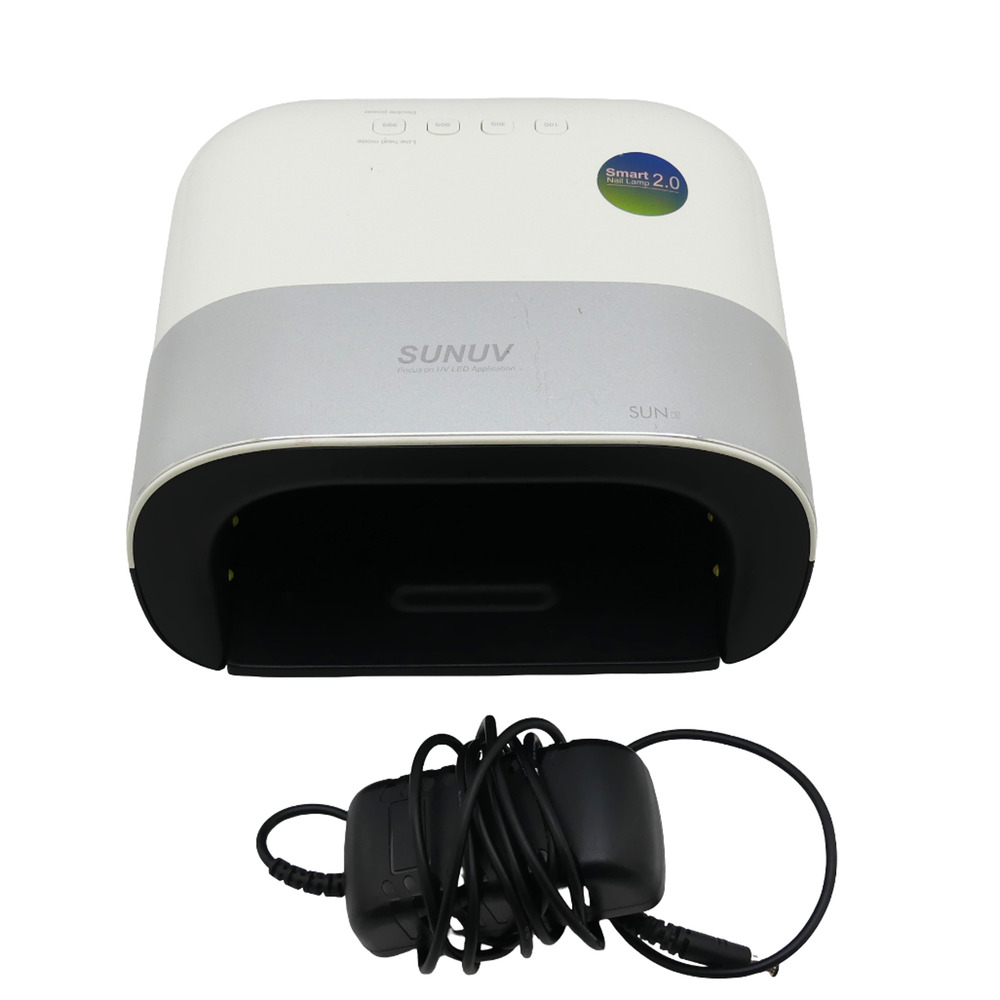 SUNUV SUN3 Smart Nail Lamp 2.0 UV/LED Gel Polish Dryer Auto Sensor 48W Works - Picture 2 of 16